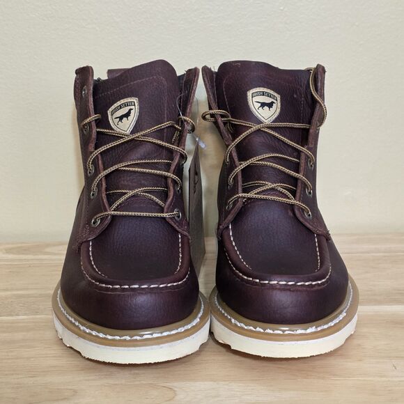 Irish Setter Ashby Moc Soft Toe Leather Work Boots Brown 83605 Men\'s Size 8 D